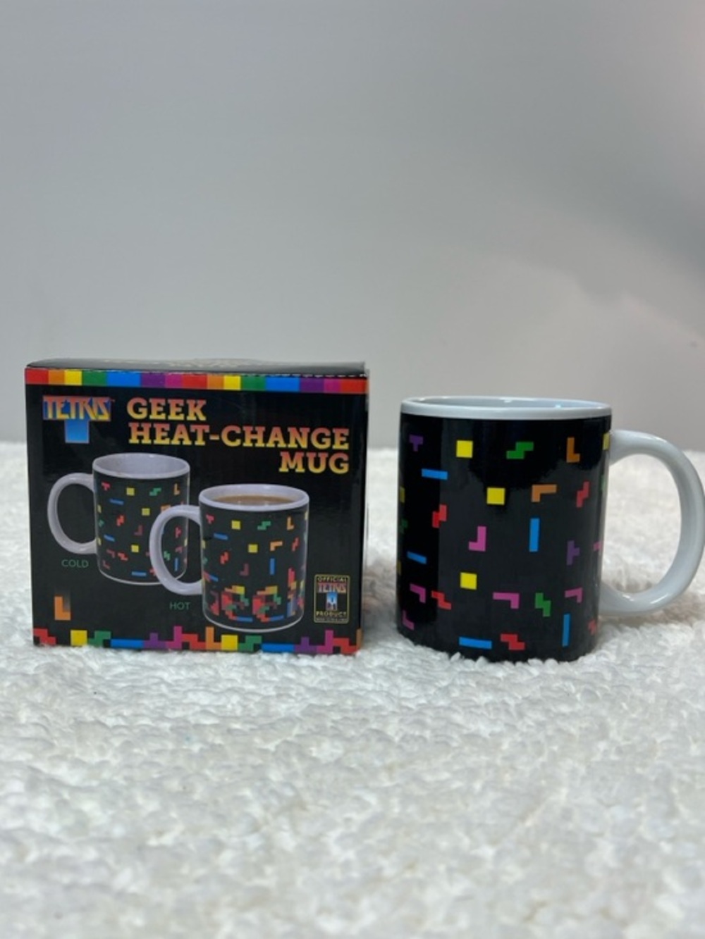 Paladone Tetris Game Geek Heat-Change Mug Official Tetris Product Collectible